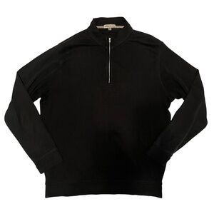 Peter Millar Crown 1/4 Zip Long Sleeve Cotton Pullover‎ Size M